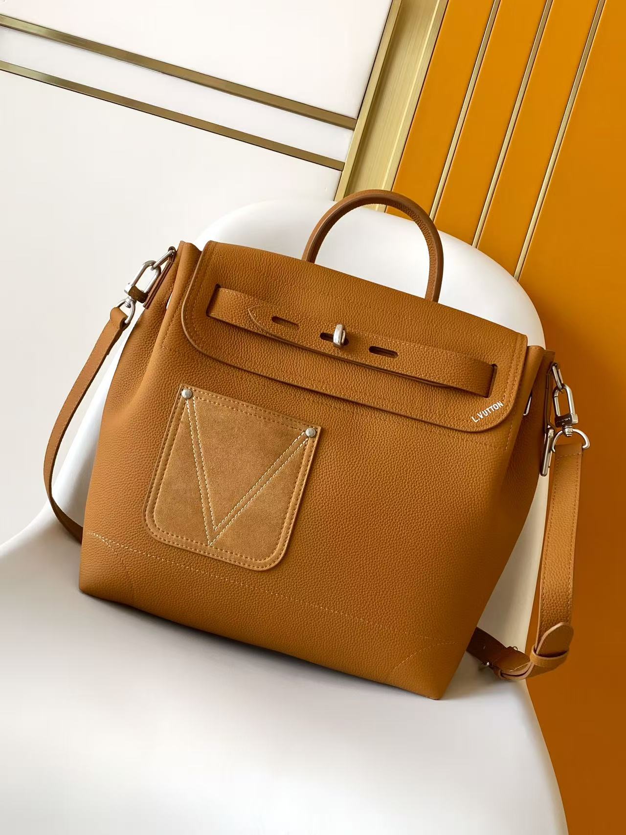 Louis Vuitton LV All In BB Handbag Denim Crossbody Strap Office Commute New Arrival